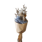 Αποξηραμένο μπουκέτο λουλουδιών, γαλάζιο