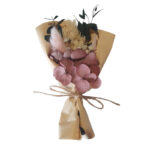 Αποξηραμένο μπουκέτο λουλουδιών σε κουτί, dusty pink (09)