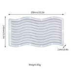 Καλούπι σιλικόνης, Πιατέλα κυματιστή, 25.8x14cm