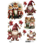 Ριζόχαρτο Maja’s Memories, 22.5x32cm, Άι Βασίληδες και αλεπούδες, MDRA4295