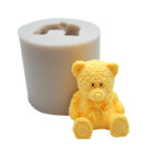 Καλούπι σιλικόνης, Αρκουδάκι 3D, 6×5.6cm