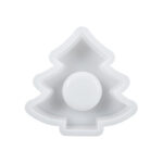 Καλούπι σιλικόνης, Χριστουγεννιάτικο δέντρο για ρεσό, 12.5×12.2cm