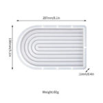 Καλούπι σιλικόνης, Πιατέλα, 33×23.6cm