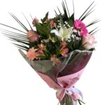 Ανθοδέσμη mix pink