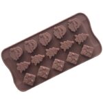 Καλούπι σιλικόνης, Christmas melts, 21x10x1.2cm