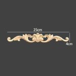 Ξυλόγλυπτο από ατόφιο ξύλο, 25x4cm, DHW-184