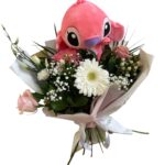 Ανθοδέσμη pink Stitch