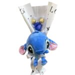 Heart stick plexiglass blue Stitch