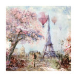 Χαρτοπετσέτα για decoupage, 1τεμ, Άνοιξη στο Παρίσι