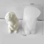 Καλούπι σιλικόνης, Λαγουδάκι, 5.9×9.5×7.7cm