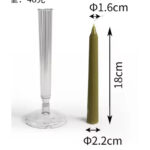 Καλούπι σιλικόνης, Λαμπάδα, 18cm