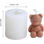 Καλούπι σιλικόνης, Αρκουδάκι, 5×4.5cm