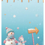 Ριζόχαρτο ντεκουπάζ Stamperia 21x29cm A4, Candy Christmas, Snowmen