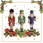 Χαρτοπετσέτα για decoupage, 1τεμ, Πολύχρωμοι καρυοθραύστες