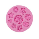 Καλούπι σιλικόνης Τριαντάφυλλα 10×1,2cm