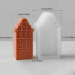 Καλούπι σιλικόνης Σπιτάκι, 11.2x6x4cm