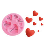 Καλούπι σιλικόνης, Καρδιές, 1-3.7cm