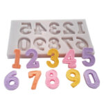 Καλούπι σιλικόνης, Νούμερα, 9,1×5,3×0,8cm