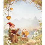 Ριζόχαρτο ντεκουπάζ Stamperia 21x29cm A4, Whispering woods, Ξωτικό