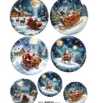 Ριζόχαρτο Maja’s Memories, 22.5x32cm, Χριστουγεννιάτικες μπάλες, MDRA4381