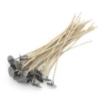 Φυτίλια με χάρτινο πυρήνα X8, κερωμένα με βάση, μήκος 15cm , 10τεμ