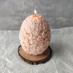 Καλούπι σιλικόνης αυγό με λουλούδια 8cm x 7cm