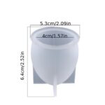 Καλούπι σιλικόνης αυγό μικρό 6,4cm x 5,3cm