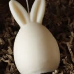 Καλούπι σιλικόνης αυγό με ίσια αυτιά λαγού 11cm x 7cm