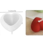 Καλούπι Σιλικόνης, Καρδιά ανάγλυφη, 5.1×4.6cm