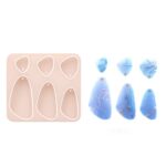 Καλούπι Σιλικόνης, Σκουλαρίκια, 8.5×7.8cm