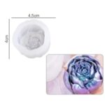 Καλούπι Σιλικόνης, Λουλούδι, 4×4.5x3cm