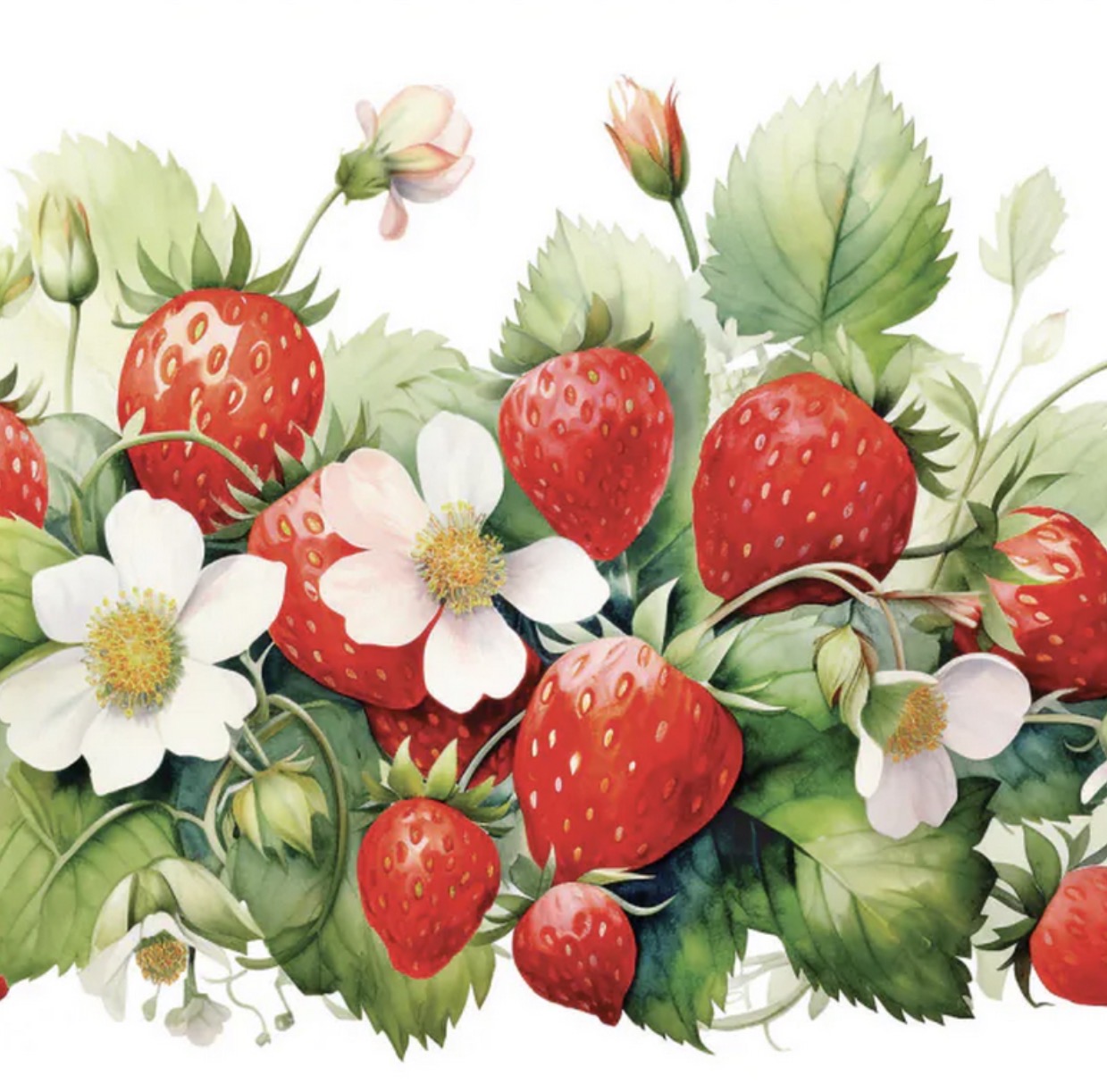 Screenshot Χαρτοπετσέτα για decoupage, 1τεμ, Ζουμερές φράουλες - Image 1