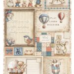 Ριζόχαρτο ντεκουπάζ Stamperia 21x29cm A4, Baby, Κάρτες