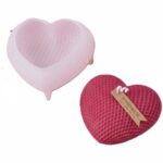 Καλούπι Σιλικόνης, Καρδιά ανάγλυφη, 5.1×4.6cm