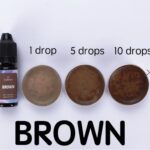 Χρώμα υγρό για κερί, Καφέ, 10ml