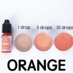 Χρώμα υγρό για κερί, Πορτοκαλί, 10ml