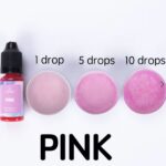 Χρώμα υγρό για κερί, Ροζ, 10ml