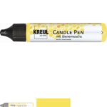 Χρώμα-Στυλό για Διακόσμηση Κεριών KREUL Candle Pen 29ml, Κίτρινο