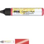 Χρώμα-Στυλό για Διακόσμηση Κεριών KREUL Candle Pen 29ml, Μεταλλικό ροζ