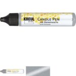 Χρώμα-Στυλό για Διακόσμηση Κεριών KREUL Candle Pen 29ml, Ασημί