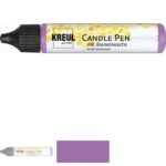 Χρώμα-Στυλό για Διακόσμηση Κεριών KREUL Candle Pen 29ml, Μωβ