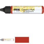 Χρώμα-Στυλό για Διακόσμηση Κεριών KREUL Candle Pen 29ml, Κόκκινο