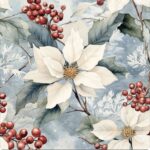 Χαρτοπετσέτα χριστουγεννιάτικη για decoupage, 1τεμ, Λευκό αλεξανδρινό
