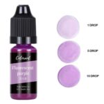 Χρώμα υγρό για κερί, Fluorescent Purple, 10ml