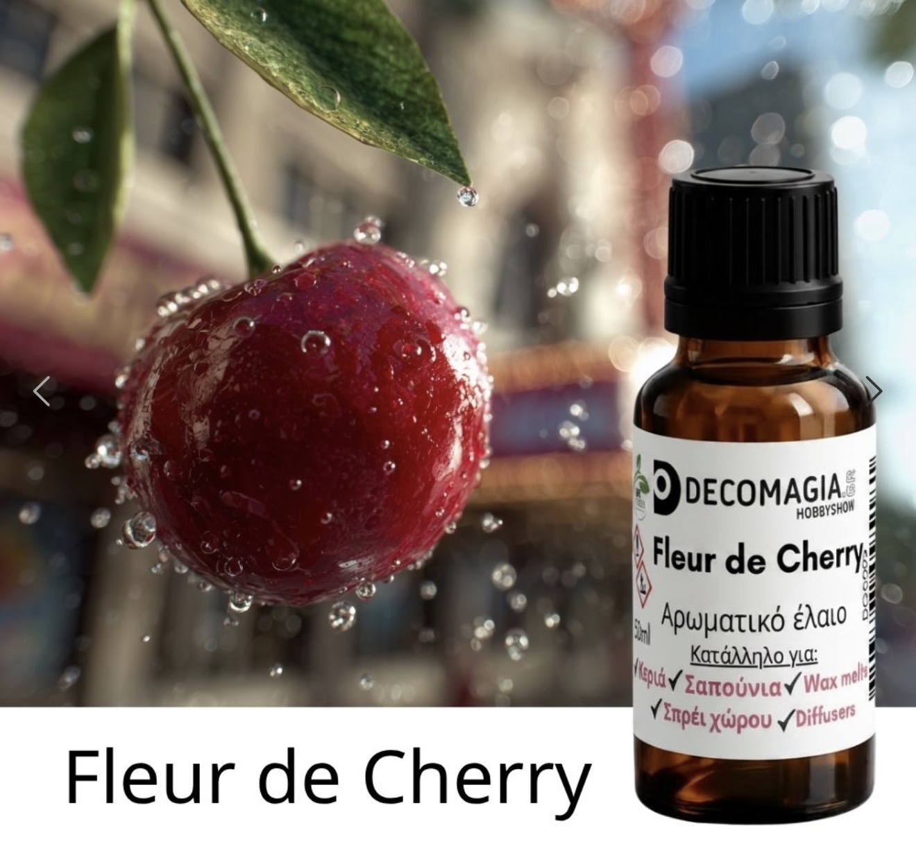 Screenshot Άρωμα για κερί και σαπούνι, Fleur de Cherry - Image 1
