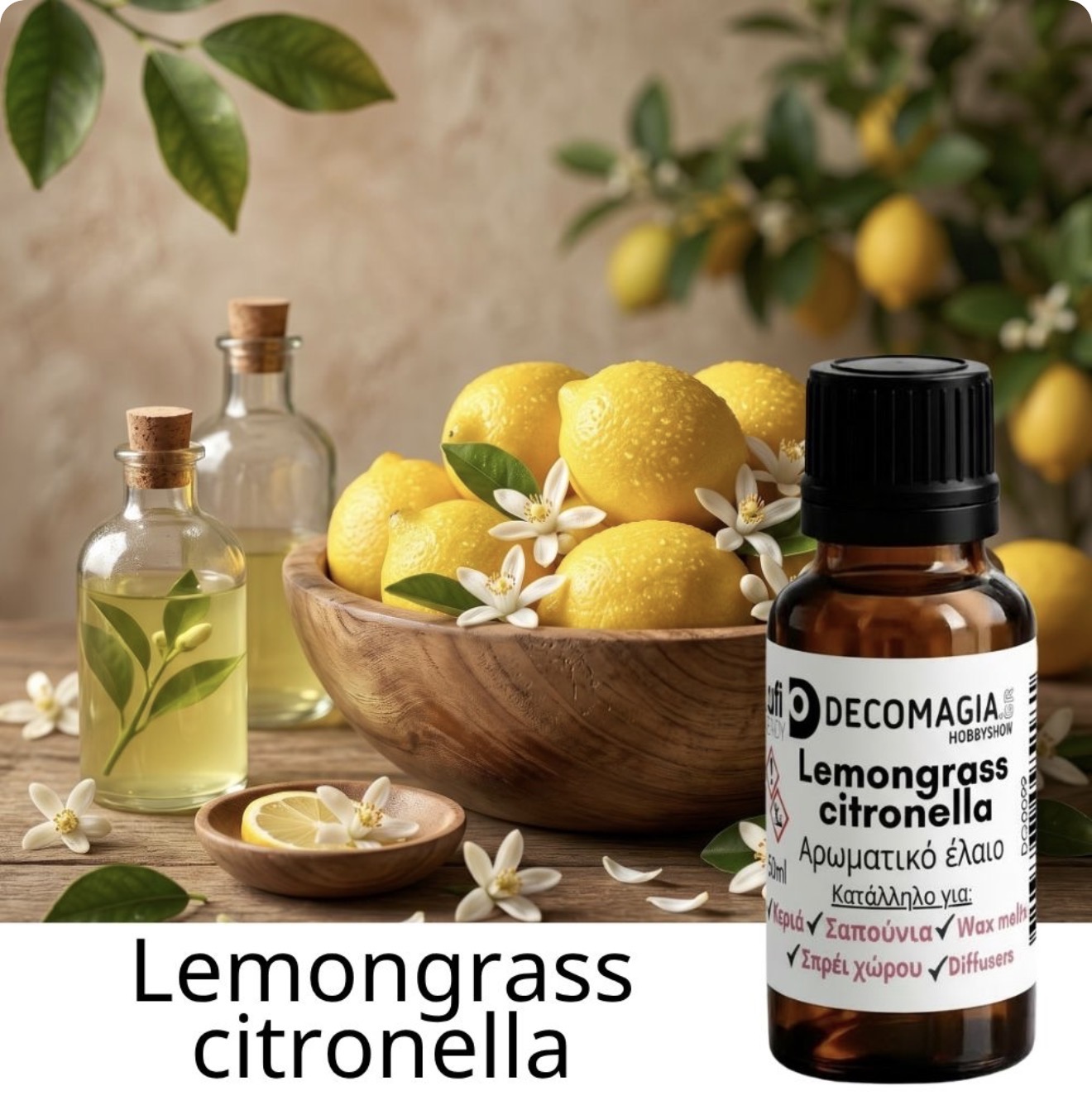 Screenshot Άρωμα για κερί και σαπούνι, Lemongrass citronella - Image 1